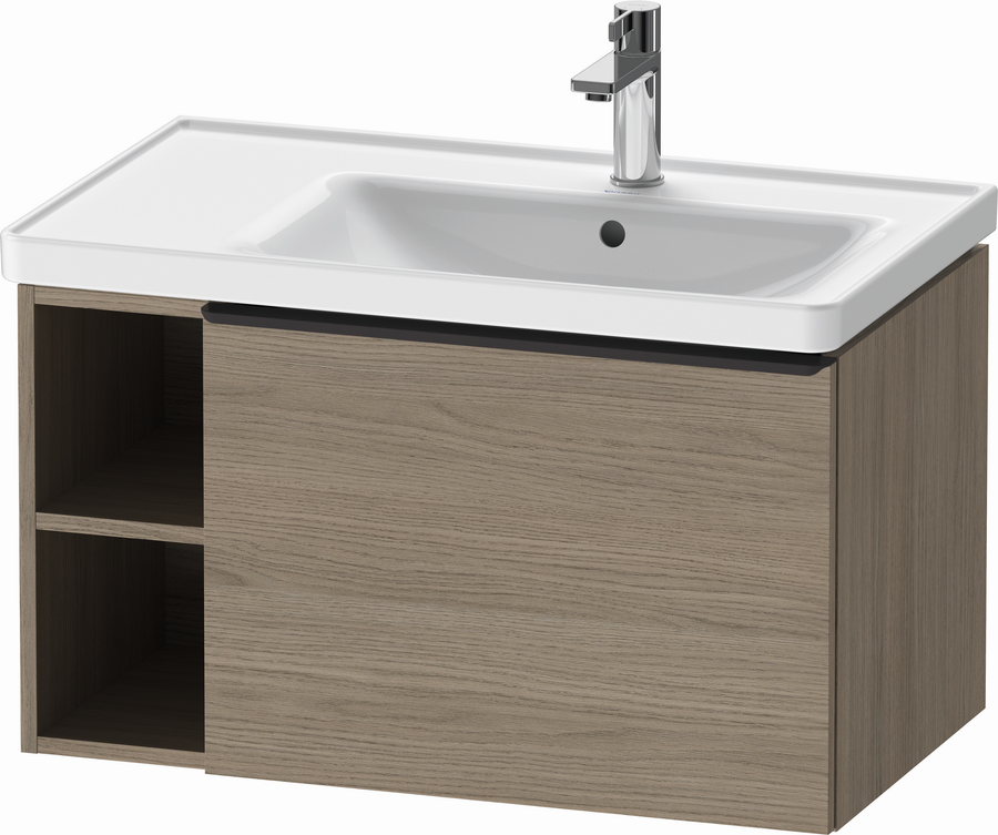 Artikelbild 2 des Artikels „Duravit Waschtisch-Unterschrank D-Neo 78,4x45,2cm, 1 A, B R, schwarz/Eiche ter diamantschwarz/Eiche Terra“
