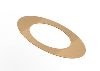 Hoesch Schablone LaSenia 70x40cm, für Waschtisch