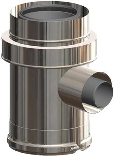 ATEC T-Stck PolyClassic +Iron/White-Poly DN 160/230, Nutzl 445mm, PP, ES blank