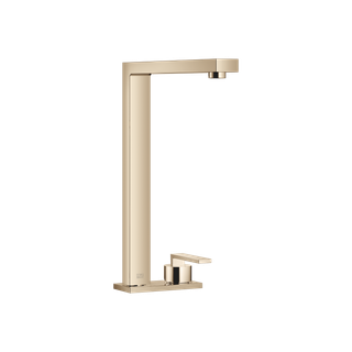 Dornbracht Zweiloch-Armatur Lot für Spültisch, mit Abdeckplatte, Ausladung 235 mm