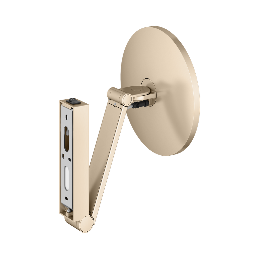Artikelbild 7 des Artikels „Keuco Kosmetikspiegel iLook_move d 212mm, bel, m Wipp., S-Arm, bron geb. bronze gebürstet“