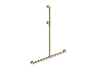 HEWI Duschhandlauf System 900 A1 1250, W1 914mm, PVD, MS gebürstet