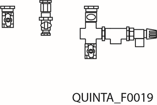 Remeha Anschlussset Aufputz, für QUINTA PRO 45