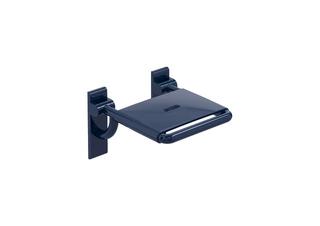 HEWI Klappsitz 801 stahlblau, 345x408mm