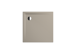 Kaldewei Duschwanne SUPERPLAN 1858-1 100x100x2,5cm, Secure Plus, warm grey30