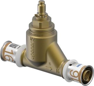 Uponor Unterputzventil S-Press PLUS 16mm, Messing