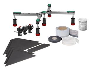 MEPA Duschwannen-Set BW-5 Maxi 3S+ f Stahl-DW, zum schalldämmenden Einbau
