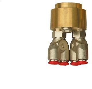 USH Übergangsstück Euro 3/4"-4 x 8 mm
