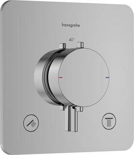 hansgrohe Thermostat Ecostat Comfort Q UP, für 2 Verbraucher, 24 l/min, chrom