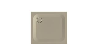 Duschwanne BetteUltra 8750 90x80x2,5cm, Wannenträger, cashmere