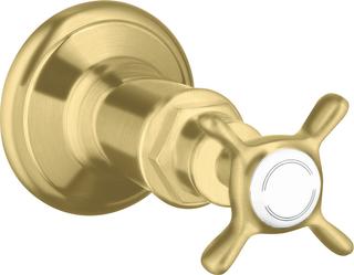 hansgrohe Fertigmontageset Axor Montreux UP-Absperrvtl., m Kreuz, brushed brass