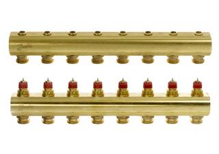Danfoss FBH-Verteiler FHF-8 8 Kreise, ohne Durchflussanzeige