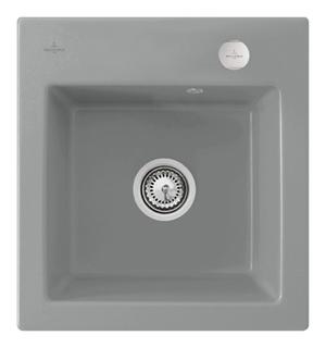 V&B Spüle Subway 45 XS m Abl.garn, Exzenter, stone CeramicPlus