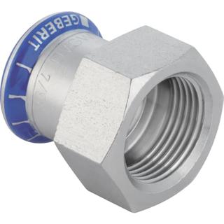 Geberit Übergang Mapress d 28mmxRp 1 1/4, m IG, Edelstahl