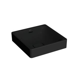 VitrA Aufsatzschale New Metropole 40x40cm, quadr., o. Hahnloch, sw matt