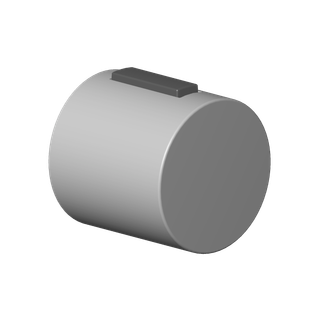 DO Gr. Thermostat D48mm m. Kennzeichnung ET 90173301700 Dark Platinum gebürstet