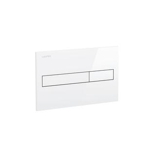 Laufen WC-Betätigungsplatte AW1 LIS 25x16cm, für 2-Mengentechnik, weiß