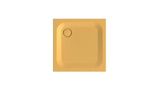 Duschwanne BetteUltra 5830 80x80x2,5cm, Wannenträger, curry