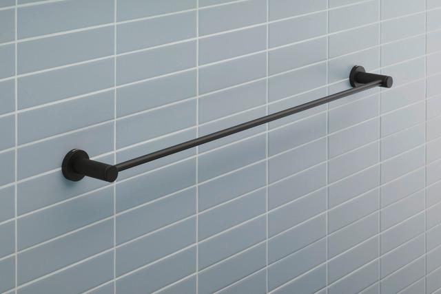 Artikelbild 3 des Artikels „Duravit Badetuchhalter D-Code 84,8x4,8x8cm, schwarz matt, wandhängend 84,8 x 4,8 x 8 cm | schwarz matt“
