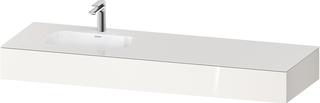 Duravit Einbauwaschtisch-Möbel-Set Qatego 160 x 55 x 17 cm, mit Konsole, 1 Ausschnitt, mit Überlauf