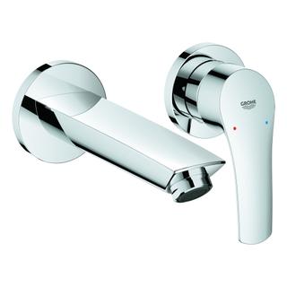 GROHE Fertigmontageset Eurosmart UP-2-Loch-WT-Armatur, Ausl. 17,1cm, ch