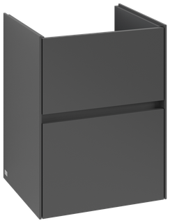V&B Waschtischunterschrank Collaro 47,2x61x40,4cm, WT mi, LED 3,1W, graph.