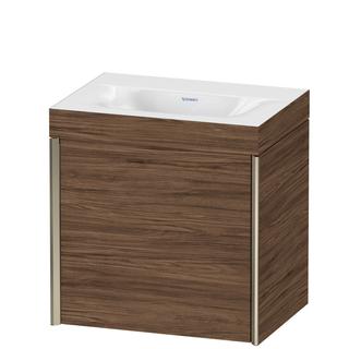 Duravit WT-Unterschrank c-bonded XViu 45x33cm, 1 T r, o HL, C m, R C, N dkl.
