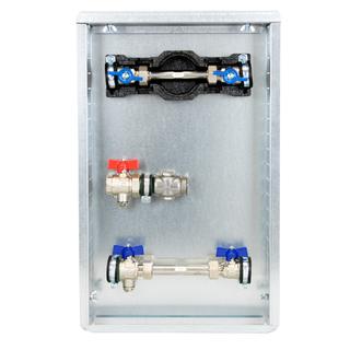 Strawa Wohnungsanschlussstation AS 12h-W1-WMZ, 3/4", 330x525mm, UP-Schr.