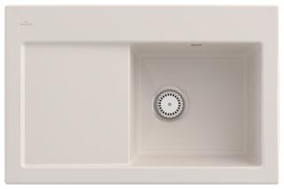 V&B Spüle Subway 45 m Abl.garn, Hand., crema CeramicPlus