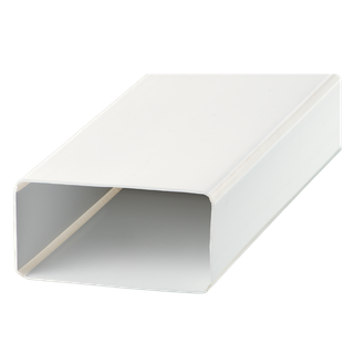 Blauberg Kunststoffkanal BlauPlast FK 204x60/0.5 57x200mm, L 0,5 m, PVC, weiß