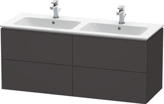 Duravit Waschtisch-Unterschrank L-Cube 129x48,1x55cm, 4 SBK, wd, gra m, Aho re