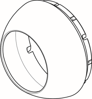 IS Abdeckkappe ACTIVE, mit O-Ring, Chrom