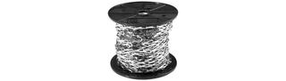 STEDO Patentkette d 0,8mm, 12,5 m Rolle, Messing verchromt