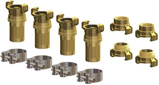 AT eFLEX+ Anschluss-Set, DN32, IG 3/4 Zoll - AG 1 Zoll