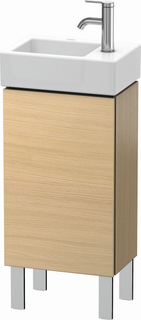 Duravit Waschtisch-Unterschrank L-Cube 36,4x24,1x58,1cm, steh., Tür re, med. Ei
