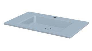 Einbau-Waschtisch BetteAqua A071 80x49,5cm, HLW1, PW, blue satin