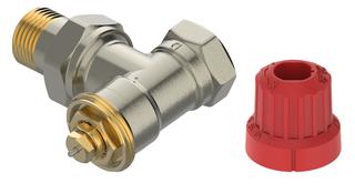 Danfoss Ventilgehäuse Mio 15, Eck, M30x1,5, matt vernickelt