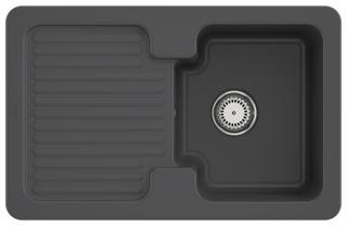 V&B Spüle Condor 45 m Abl.garn, Hand., graphit CeramicPlus