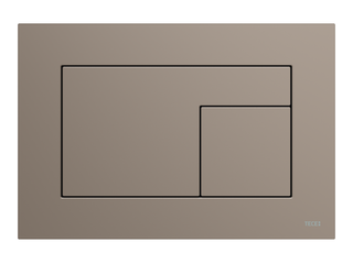 TECE WC-Betätigungsplatte TECEvelvet f 2-Meng., Castoro Ottawa/Beige-Braun