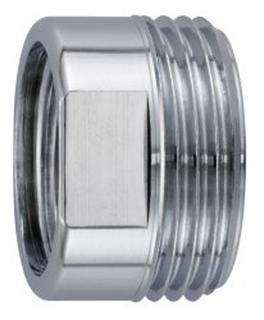 Neoperl Reduziernippel 1/2"x3/4", Messing verchromt