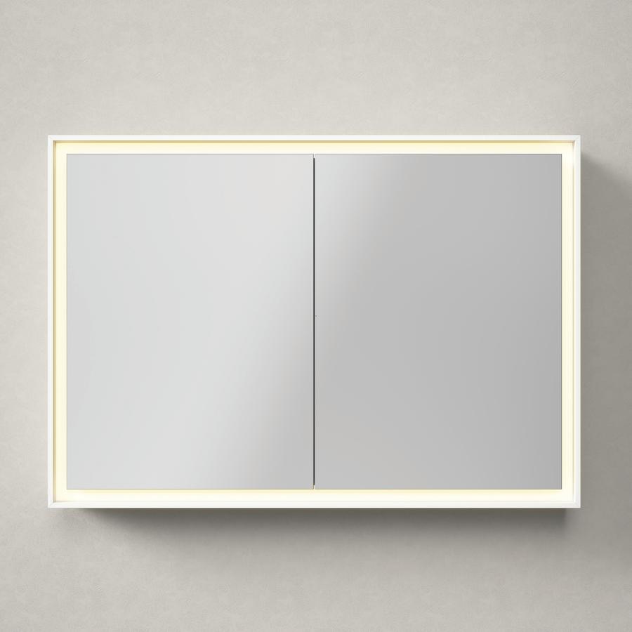 Artikelbild 5 des Artikels „Duravit Spiegelschrank L-Cube 100x70x15,5cm, gra ma, Türanschl. re/li 100 x 70 x 15,5 cm | graphit matt“