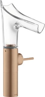 hansgrohe WT-EHM Axor Starck V 220 m Glas, unver Abl.garn, brush. r gol