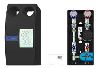 Strawa Aufbaugruppe strawi 125-25 FW FW1-WMZ-SM, mit Pumpe und Stellmotor