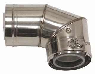 Vaillant Bogen 87Grad, 80/125, f Fassade, PP/Edelst.