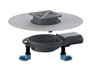 Dallmer Bodenabl. Set DallDrain P Plan 120x120mm, seitenverst. +/-9,5mm, DN 40