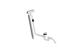 Bette Ab-/Überlaufgarnitur BetteArt B615 725mm, mit Zulauf, chrom