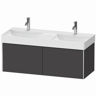 Duravit Waschtisch-Unterschrank XSquare 118,4x46x39,7cm, graph m, Nussb rechts