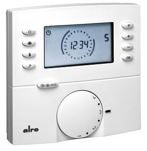 Strawa Uhrenthermostat 230 V, AP, f zeitabh. E.raumreg., we.
