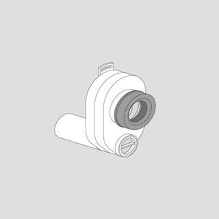 Sanit Urinal-Siphon Fertigbauset d 40/ d 50mm, f FRIA. Urinal bis 07/2004