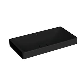 VitrA Aufsatzschale New Metropole 80x40x17cm, recht., o. ÜL.Schl., sw Matt
